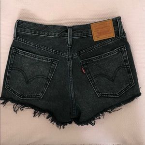 Levi’s 501 Black Shorts